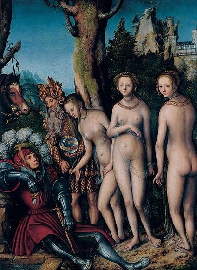 Lucas Cranach the Elder The Judgment of Paris Spain oil painting art